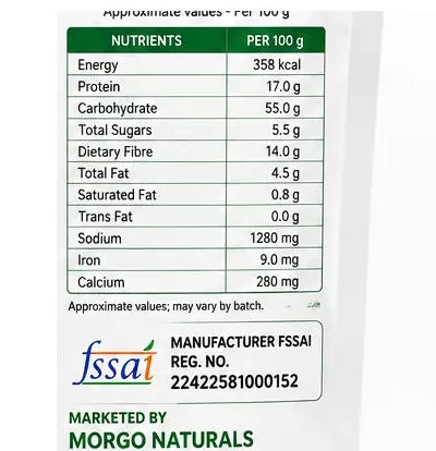 Nutrition & pack details